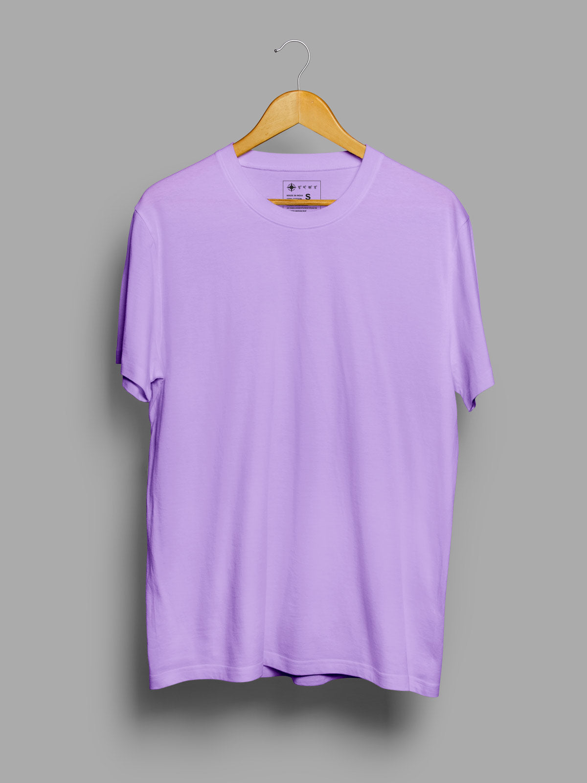 Lavender-t-shirt-for-men by Ghumakkad