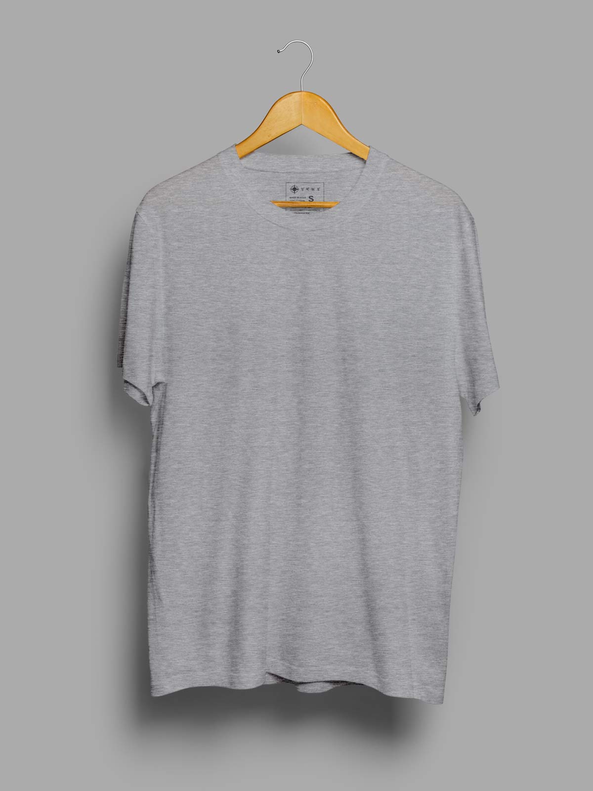 Light Grey, Peach & Black Combo T shirt | Pack of 3