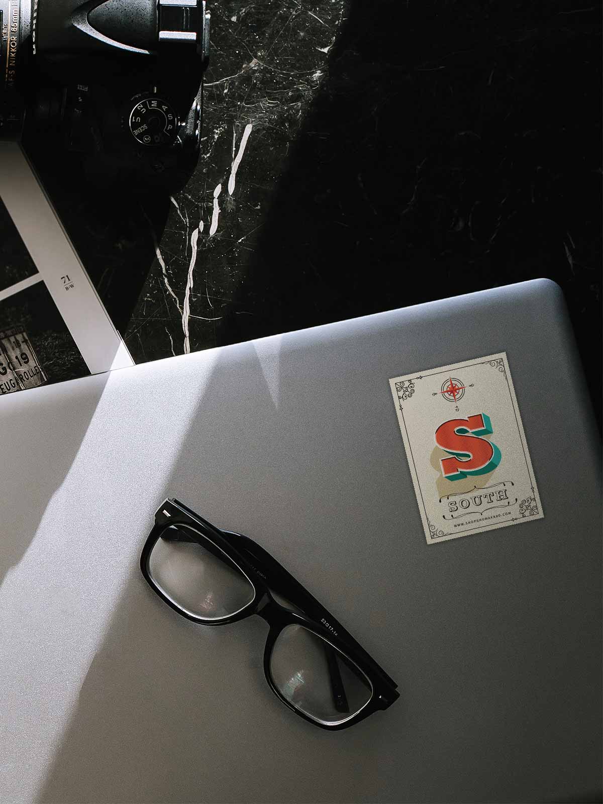 South-laptop-sticker-car-sticker-Ghumakkad.