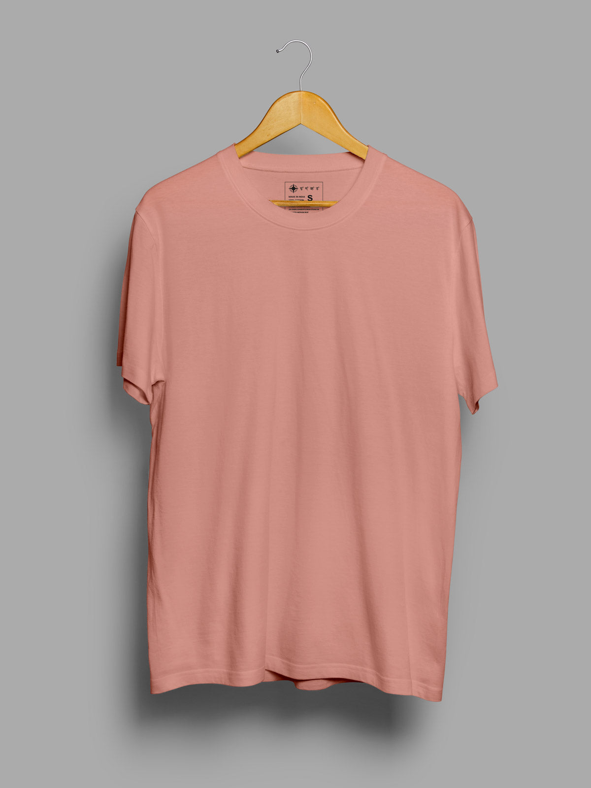 Sunset Pink, Coffee Brown & Soft Pink T shirt Combo | Pack of 3