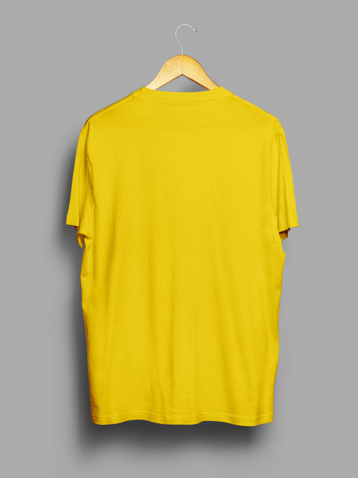 Tshirt yellow plain sale