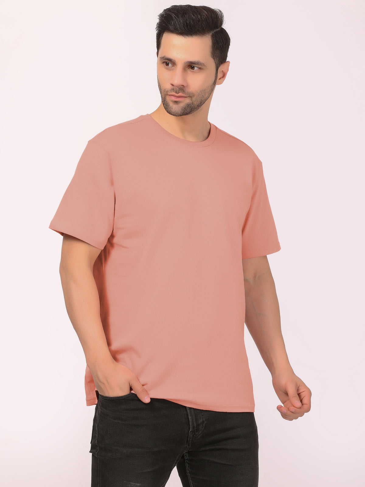 Sunset Pink | Plain T shirt